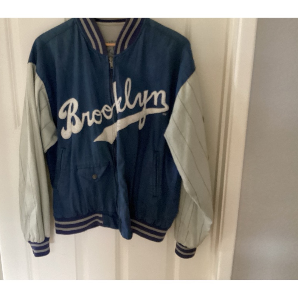 Vintage Brooklyn Dodgers reversible jacket